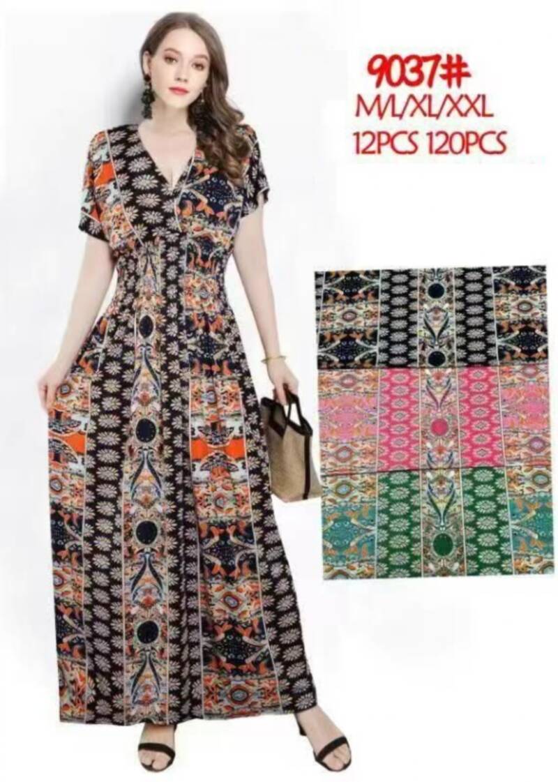 Sukienki damskie Roz M/L-XL/2XL, Mix Kolor Paczka 12 szt